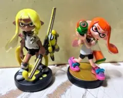 amiibo スプラトゥーン インクリング オレンジ イエロー（初期化済み）