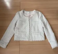 即日削除予定　GLACIER白ツイードジャケット