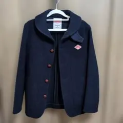 ダントン　DANTON　ネイビー ウールモッサジャケット　38　#JD-8243