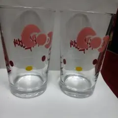 Hello Kitty ガラスコップ 2個セット　2006年