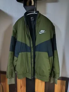 美品 Nike ナイキ カーキ ナイロン ジャケット フリース