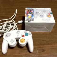 スマブラホワイト ゲームキューブコントローラー Wii U対応