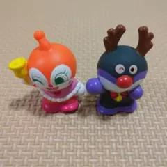 アンパンマン　指人形　ドキンちゃん　ばいきんまん　クリスマス　トナカイ