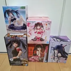 デートアライブ　フィギュア　時崎狂三・夜刀神十香　ペンフレ・アクア・グリッター