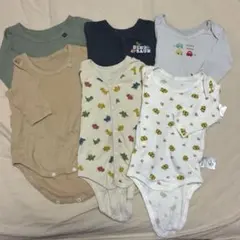 ベビー肌着 6点セット 恐竜柄 車柄　動物柄