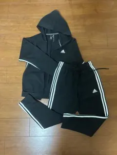 adidas ブラック ジャージ JS 上下セット