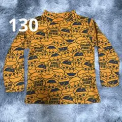 SESAME STREET フリース　オレンジ　エルモクッキーモンスター　130
