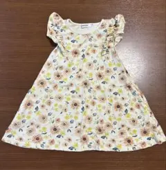 SLAP SLIP 花柄フリル袖ワンピース 110cm