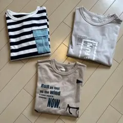 男の子　長袖トップス3枚セット　150・160