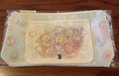 ディズニー　ダッフィーフレンズ　カラフルハピネス　スーベニア　お手拭きケース