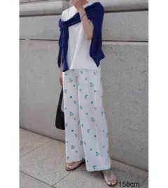 MACHATT☆エンブロイダリーワイドパンツ☆訳あり☆マチャット machatt マチャット エンブロイダリーワイドパンツ エンブロイ