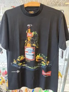 Budweiser バドワイザー プリントT L MADE IN U.S.A.