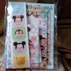 ディズニー ツムツム ミニレターセット