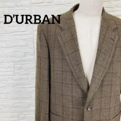 D’URBAN テーラードジャケット ウール100% チェック シングルのサムネイル