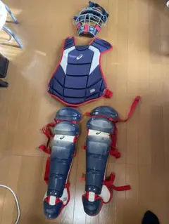 大人用 アシックス キャッチャー防具 3点セット