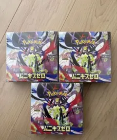 ムニキスゼロ　3BOX シュリンク付き　新品未開封　ポケモンカード