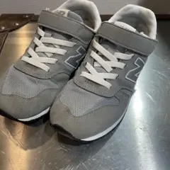 New Balance YV373KG2 グレー キッズ 21cm