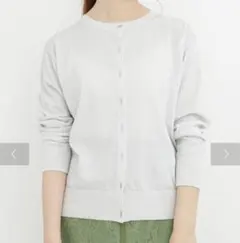 Te chichi テチチ Tバーボタンクルーネックカーディガン