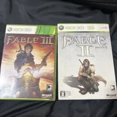 Xbox 360 Fable II & Fable III ソフト2本セット