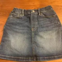 デニム　スカート ユニクロ　130cm 美品