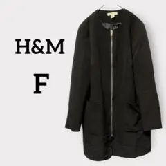 H&M【F】アウター 冬 ブラック くろ ⛄️❄️