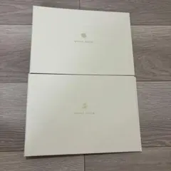 芳名帳  ゲストブック クローバー 白　新郎・新婦2冊セット　結婚式　パーティー