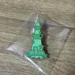 東京スカイツリー W1SH ピンバッジ 緑