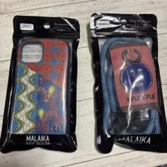 MALAIKA iPhone 12/12PRO ケース　ストラップ　ホルダー