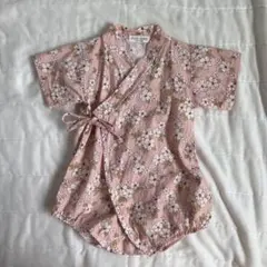 Kids Baby 花柄甚平 12-18ヶ月