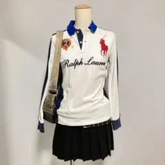 Y2K 平成　ギャル　ラルフローレン　ポロシャツ　グランジ　00s 長袖