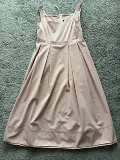 FOXY NEW YORK ノースリーブひざ丈フレアワンピース 40 ピンク