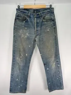 Levi's リーバイス 501 デニムパンツ ペイント加工 W32 古着のサムネイル