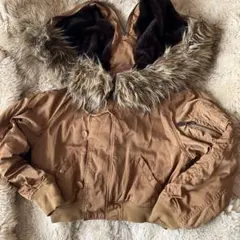 Y2K マウジーn2b短丈フライトジャケット平成ギャルフェアリーグランジ黒ギャル