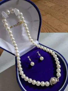 東京IGIN パール ネックレス イヤリング セット