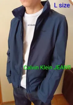 Calvin Klein Jeans ネイビー ジャケット Lサイズ