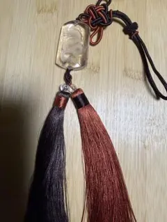 龍 彫刻 シルバールチル水晶 ストラップ - メルカリ