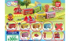 【新品】それいけ！アンパンマン キャラレールNEW3