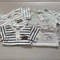 プティマイン プティプラTシャツ まとめ売り90cm 100cm保育園 新品