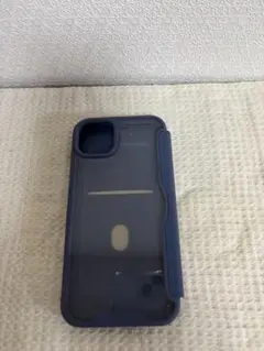 iPhone用15Plusネイビーフリップケース