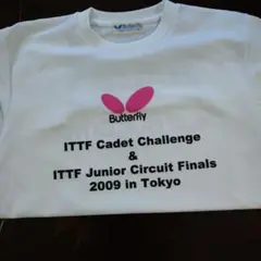 卓球　Butterfly ITTFイベントTシャツ Mサイズ