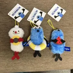 パペットスンスン マスコット Summer ver. スンスン2点ノンノン１点