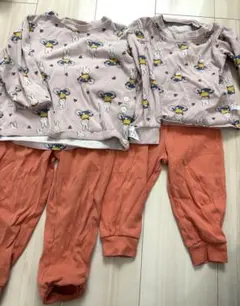 UNIQLO ミッフィー　パジャマ　サイズ　80 100 2着セット　おそろい