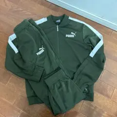 PUMA オリーブグリーン ジャージ上下セット ASIA 150