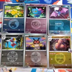ポケモンカードミラーまとめ売りデッキパーツ　　6枚