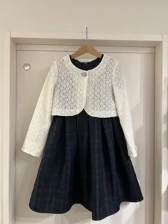 【２点セット】オンワード樫山　エニファム　子供服　ワンピース ボレロ　120ｃｍ