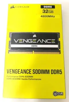 【値引○】CORSAIR VENGEANCE SODIMM DDR5 32GB