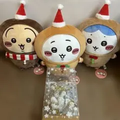 ちいかわ【ジンジャーマンぬいぐるみ3種＆クリスマスツリー】