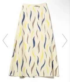 B:MING BEAMS手書き風 プリントスカート⭐︎定価11,910円