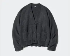 UNIQLO スフレヤーンVネックショートカーディガン