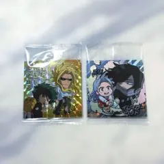 【未開封】ヒロアカ　ウエハース　オールマイト&緑谷出久　イレイザーヘッド&エリのサムネイル